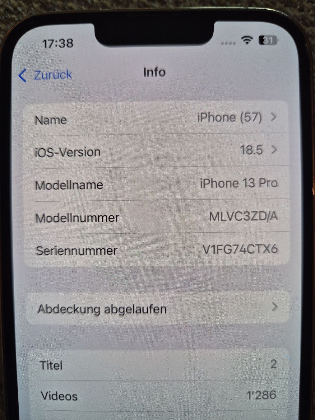 Apple Handys / Smartphones: iphone 13pro – Gebraucht aus BERIKON von Ph.Wide 3