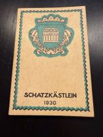 Antikes Büchlein "Schatzkästlein 1930", Rarität! Swiss Ed...