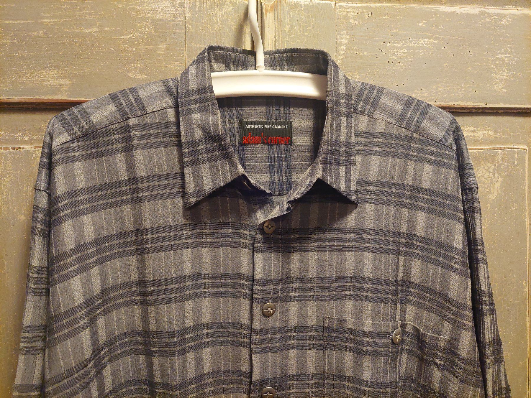 Camicie: Adam's Corner . Authentic Fine Garment - L – Usato da Besenbüren venduto da teluride89