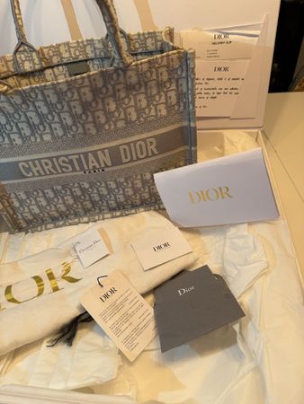 Original Christian Dior Book Tote Bag - Sehr Gut Erhalten!