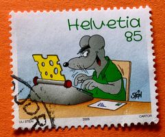 Nr.1158 Maus am Schreibmaschine Sondermarken GESTEMPELT 2005