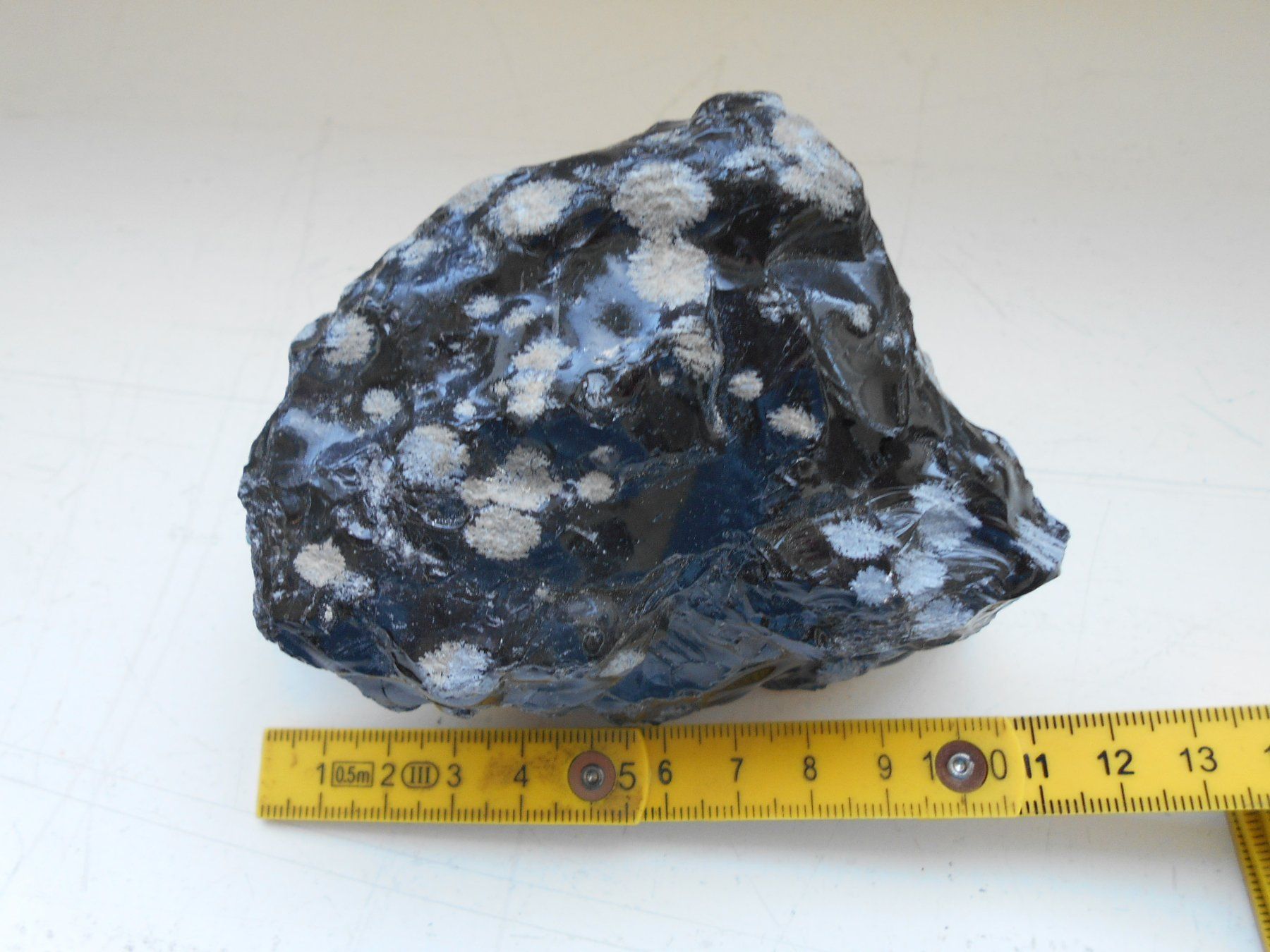 Minerali & Pietre curative: Schneeflocken-Obsidian Vulkanisches Gesteinsglas ca. 520 gr. – Nuovo (secondo la descrizione) da Zürich venduto da swisscristal01 3