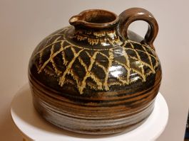 Schwere Vase Rheinfelder Keramik, gemarkt, Schweiz