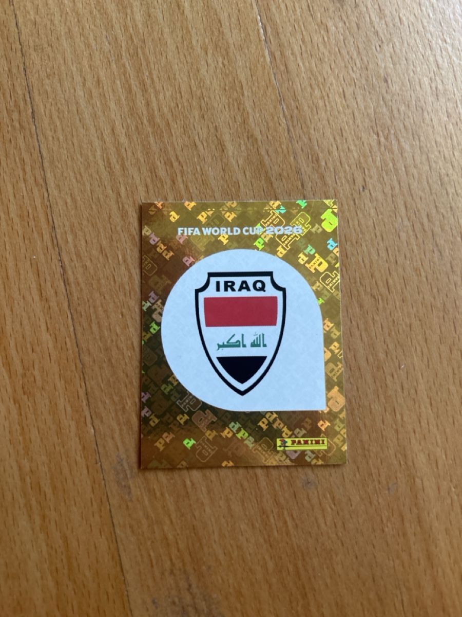 Panini Carte collezionabili: Panini FWC2026 Wappen Irak – Nuovo (secondo la descrizione) da Magden venduto da tag_j2fz