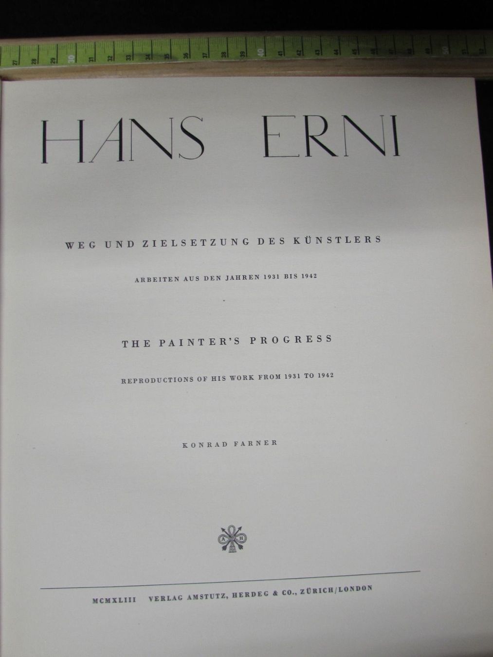 Bücher: Hans Erni, Israel,1971 – Gebraucht aus Walchwil von Shells1 6