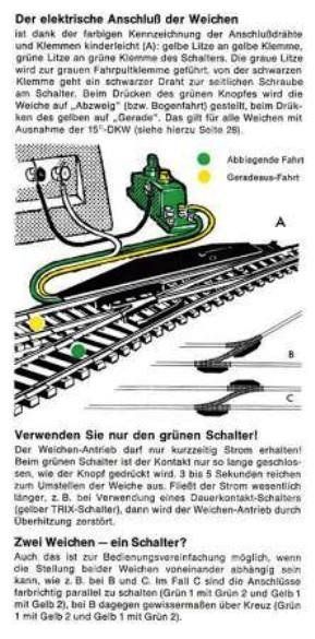 Trix Modellini di ferrovie: TRIX H0+N 6595  Doppelfunktionsschalter grün,  pro Stück – Usato da Brüttisellen venduto da Rentner44zh 2