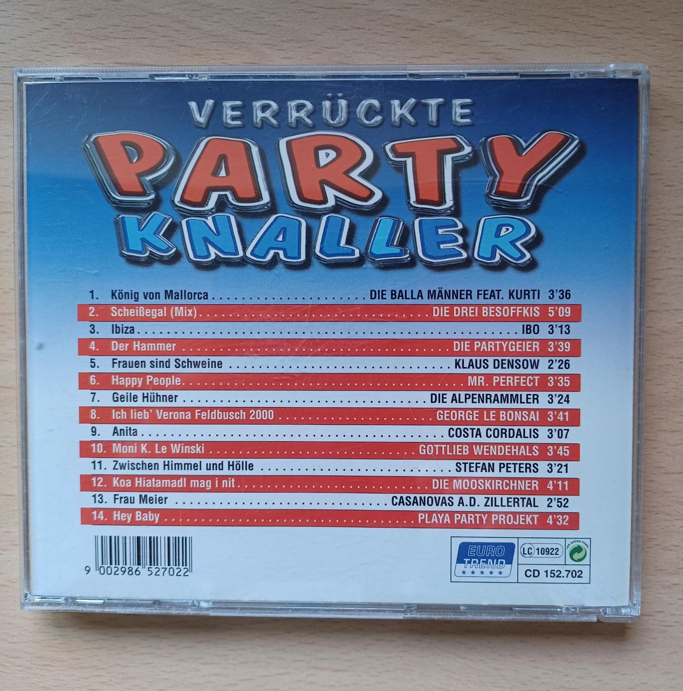 CD: CD / Verrückte Party Knaller – Usato da Leimbach TG venduto da manu-tg 1