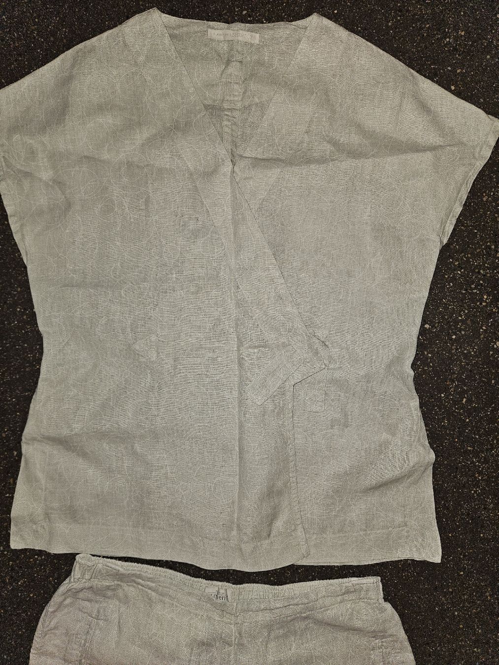Lots de vêtements: Leinen Set Damen Gr 3 / Gr 40 clemente hell mint gemustert – Neuf (Voir description) à Anwil par tamoos 1