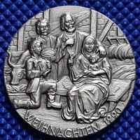 Weihnachten 1990 Liechtenstein Silber