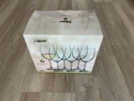 6er Set Weingläser (Weisswein, 250ml pro Glas)