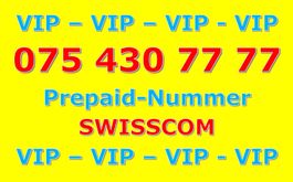 075 430 77 77 Top Handynummer VIP (PREPAID) Natelnummer