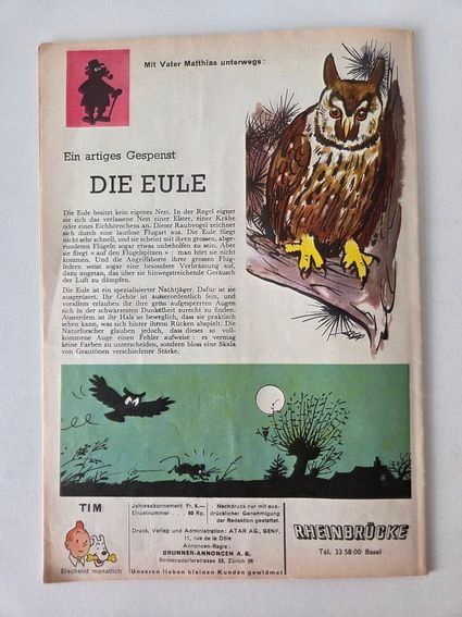 BD: Tim Nr. 5 Juli 1963  Atar Verlag Genf Comic – D'occasion à Schenkon par Uhu007 5