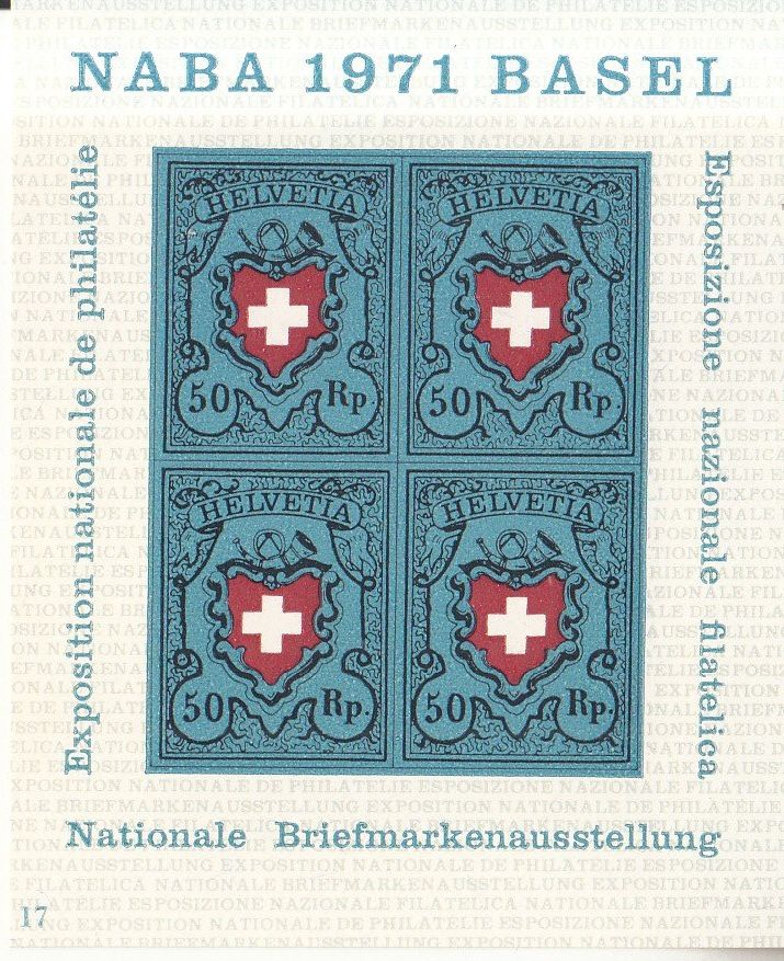Tutti i francobolli: SBK W45 postfrisch, Block Nr. 17 von 1 - 30 – Usato da Bürglen TG venduto da StampGraf