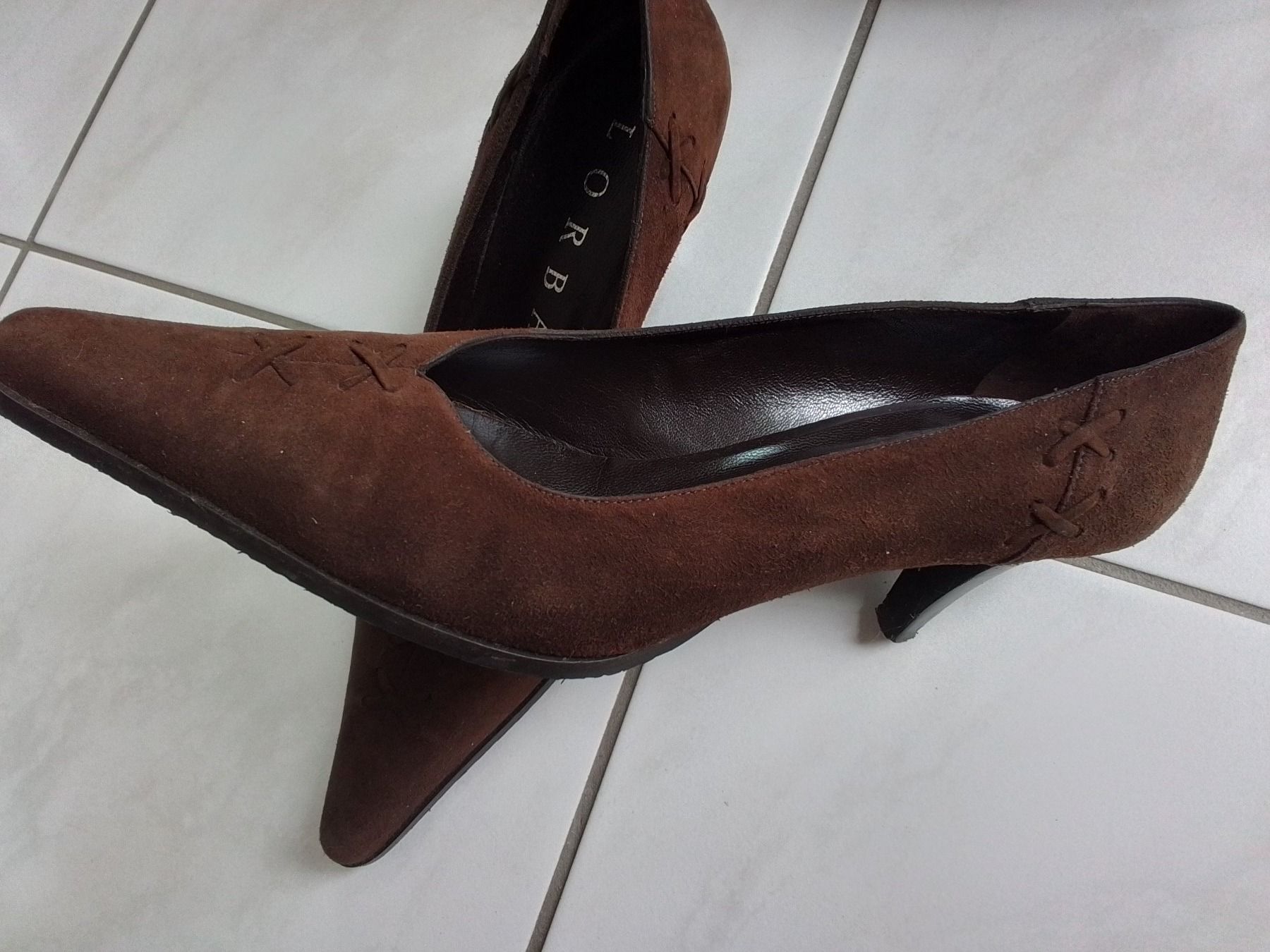 Scarpe da donna: Toller Leder-Pumps LORBAC 39 – Usato da Heimberg venduto da Samprof 1