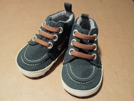 Süsse Primark Baby-Schuhe Finken 3-6 M Blau wie neu!