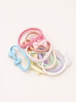 Haarbander Set Baby mit Schleife Pastellfarben neu