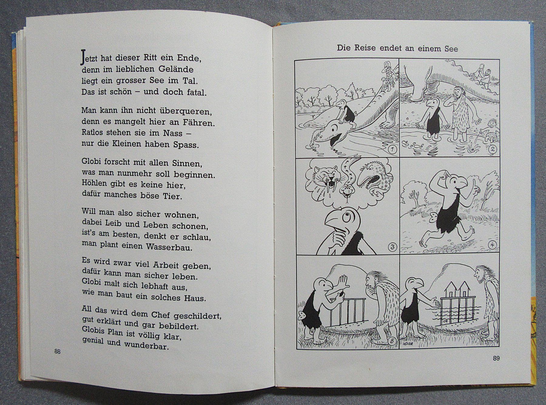 Libri: Globi bei den Höhlenbewohnern - 1.Auflage 1982 – Usato da Auenstein venduto da Padabimbim 7
