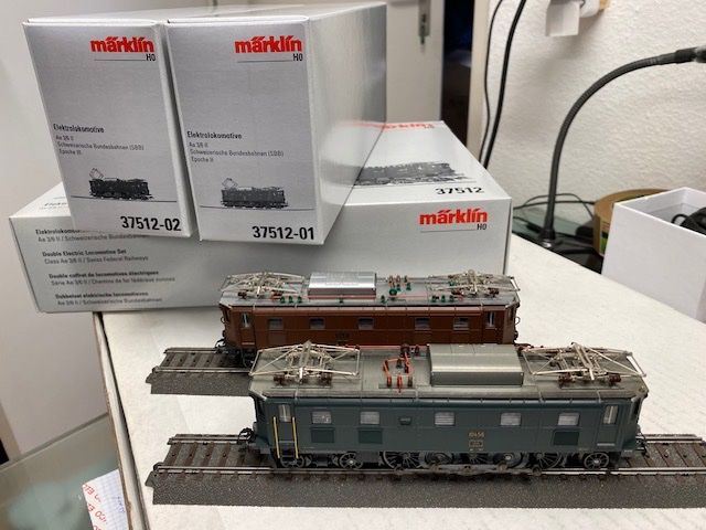 Märklin 37512 Doppel-Set Ae 3/6 II SBB, AC-digital, neu (Neu und ...