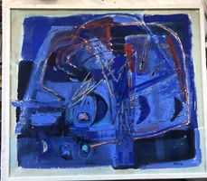 Hans Ulrich Saas (1916-1997) - Gemälde - Öl auf Leinwand