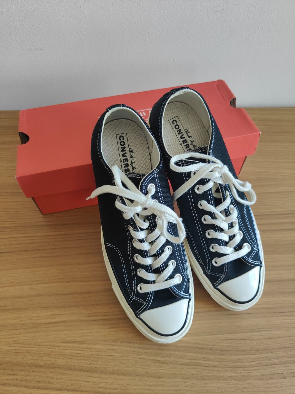 Converse Scarpe da uomo: CONVERSE Chuck 70 OX Black/Egret Gr. 42 – Usato da Olten venduto da Gegendiekultur 1
