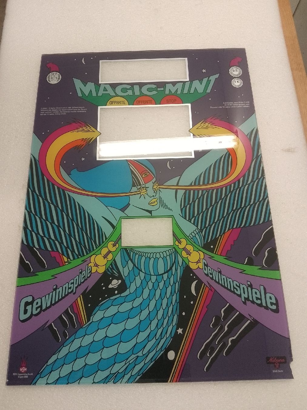 Spielautomaten: Magic-Mint Scheibe  Gewinnspielautomat – Defekt aus Trubschachen von Caddy8 7