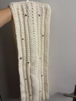 SEEBERGER 30% Wolle Schlauchschal mit Rhinestones