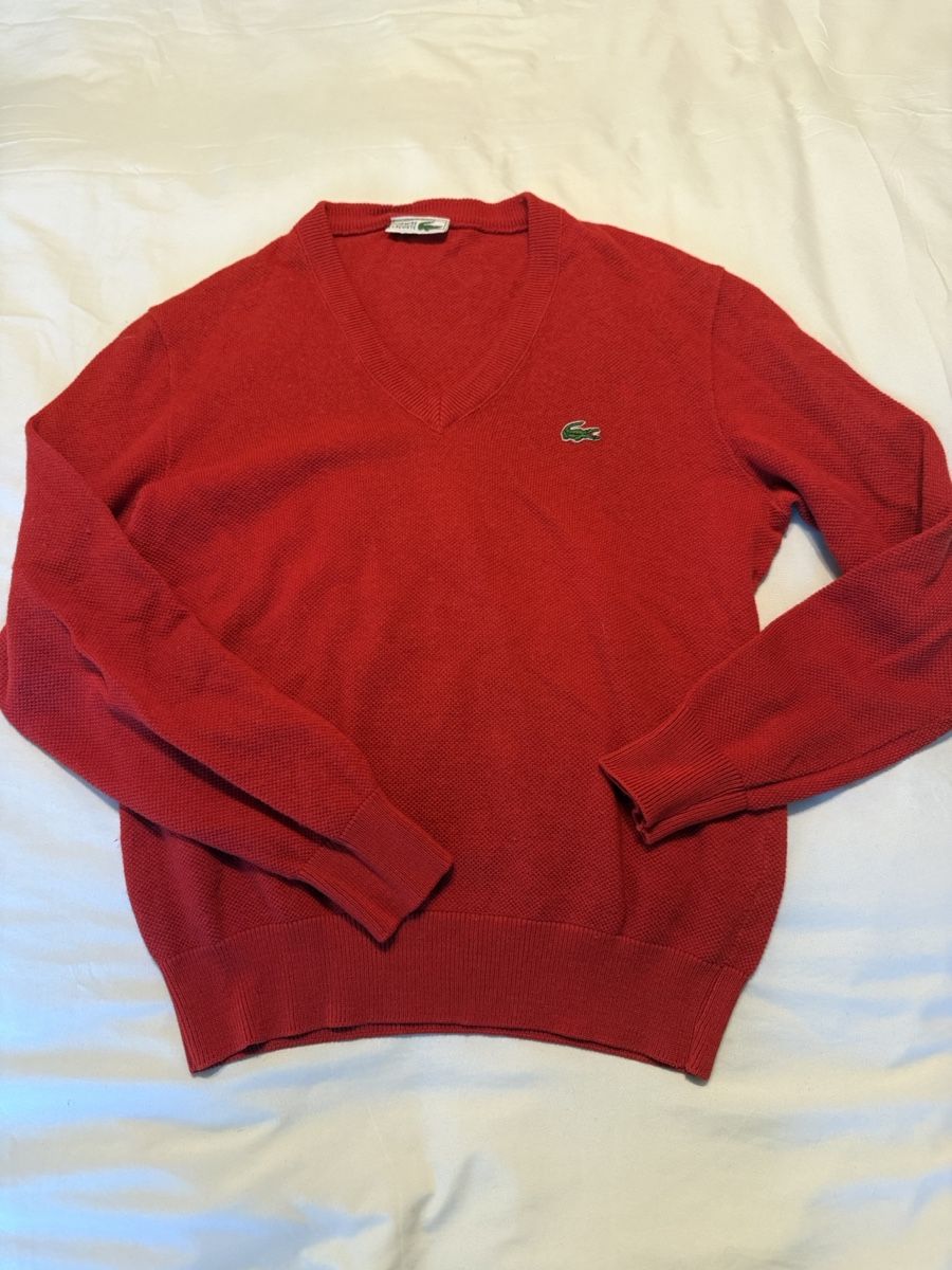 Lacoste Maglioni & Felpe: Pull Lacoste rouge, taille M – Usato da Monthey venduto da Joseph-29