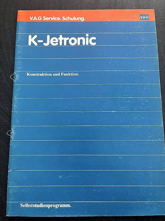Dokumente: Selbststudienprogramm Audi VW K-Jetronic – Neu und originalverpackt aus steffisburg von geadi
