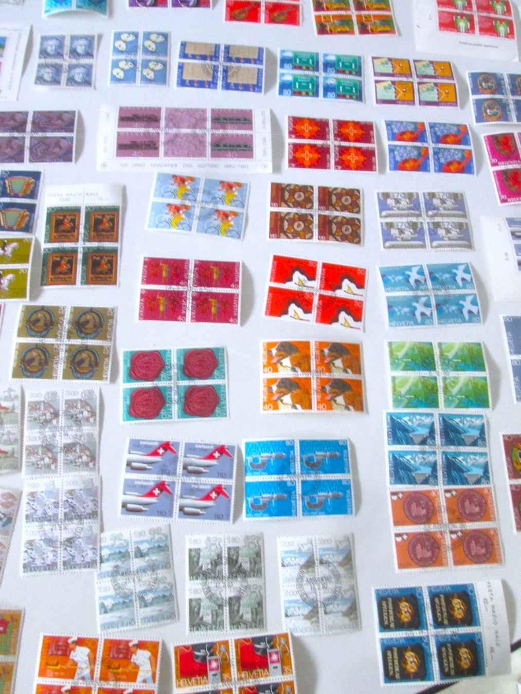 Alle Briefmarken: Vierzeiler gestempelt – Gebraucht aus Sementina von babucia 3