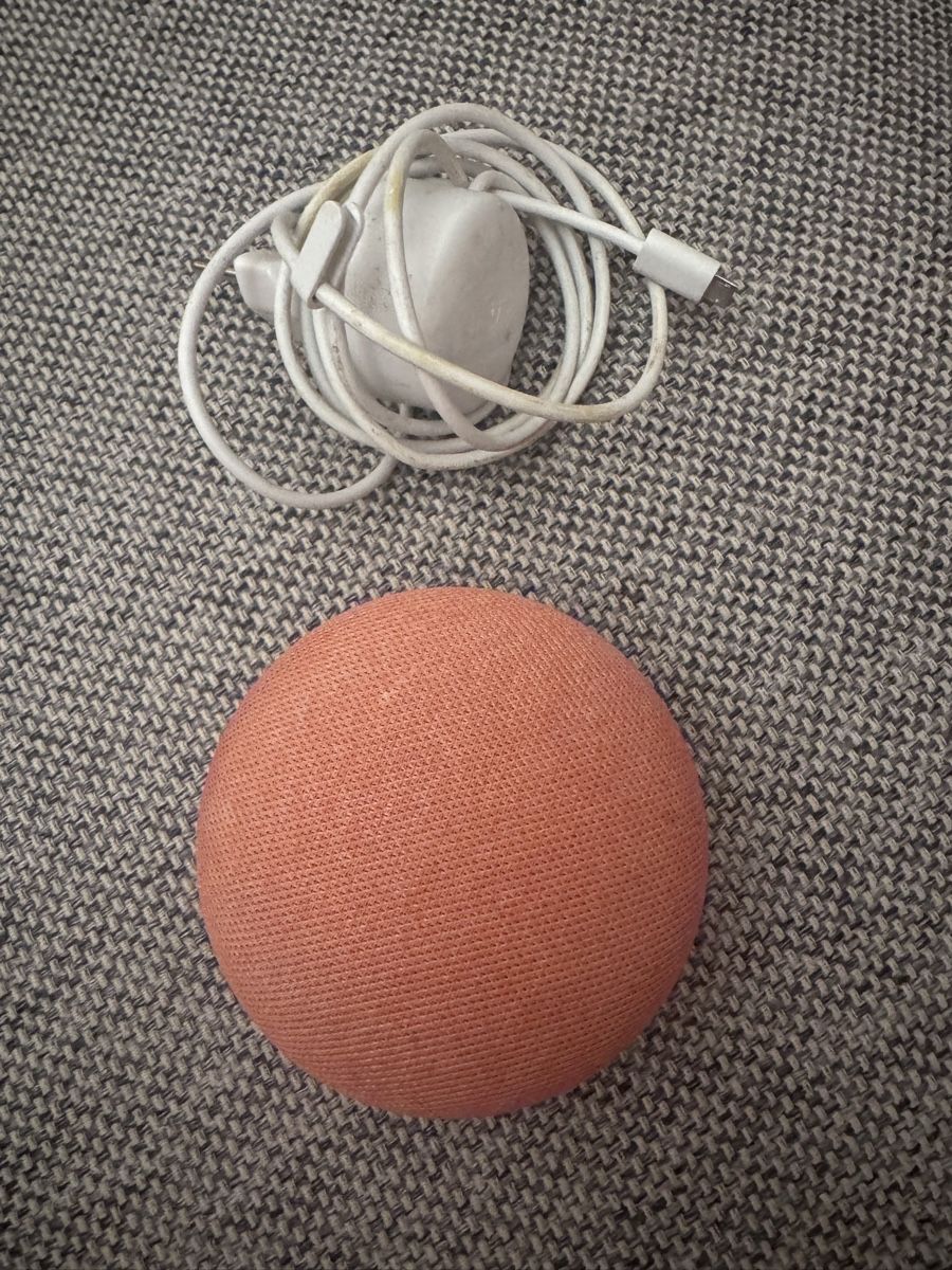 Google Lautsprecher: Google Nest Mini 1st Gen smart speaker coral – Gebraucht aus Zürich von TinyColors