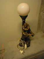 Dekorative Lampe, Harlekin mit Mandoline, Vintage!