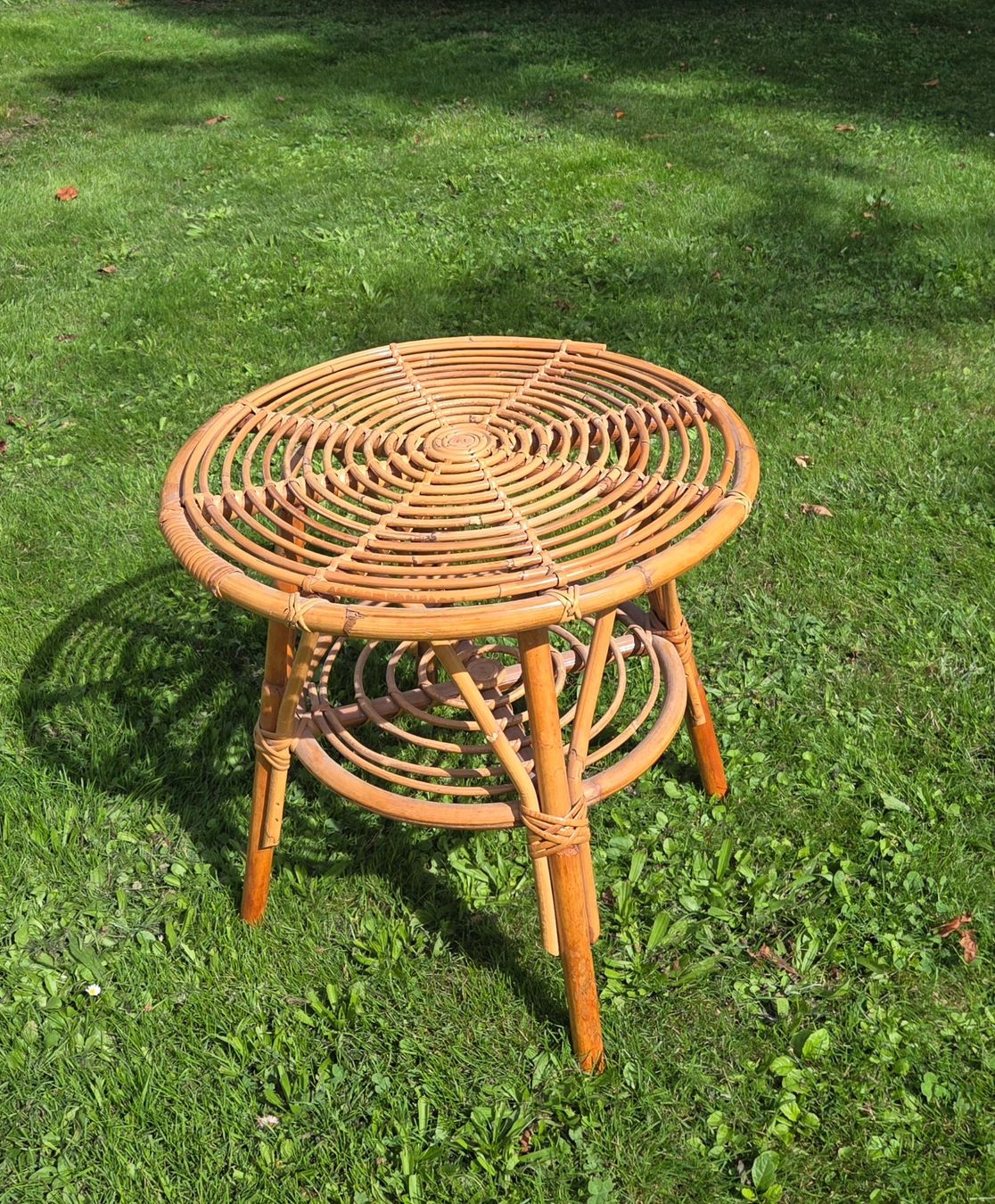 Tavoli: Petite table ronde en bambou – Usato da Noville venduto da mel_bsj2 2