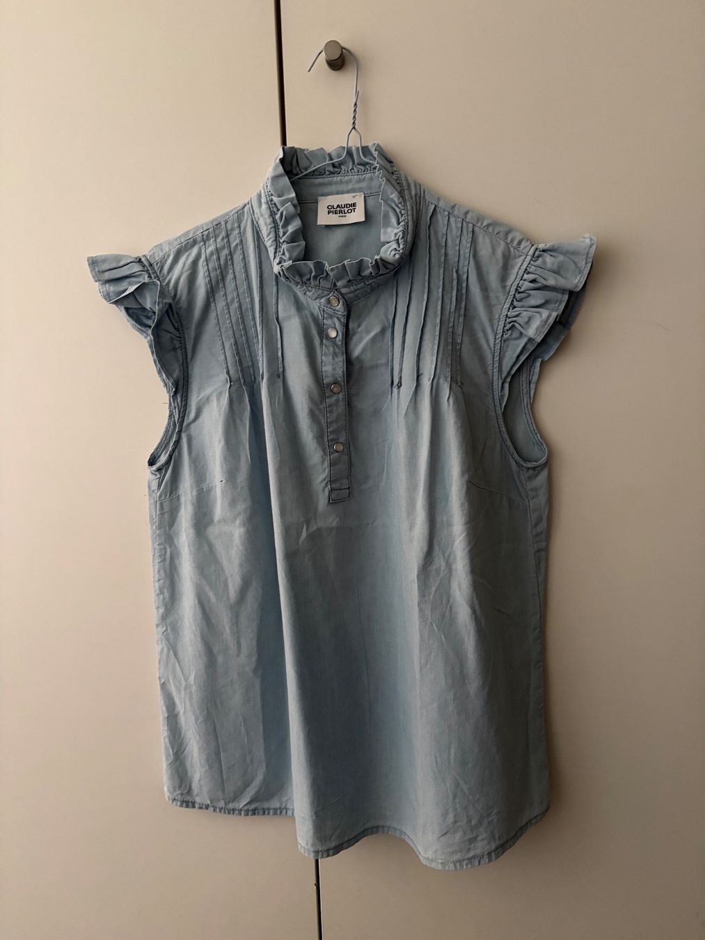 Claudie Pierlot Blusen: Top Claudie Pierlot bleu taille 40 – Gebraucht aus Pully von mel_dqk9