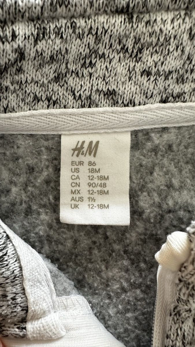 H&M Maglioni & Felpe: Fleece Cardigan, Size 86 – Usato da Zürich venduto da KrisZH 1