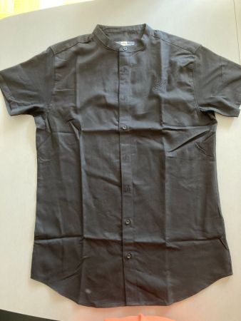 Schwarzes Sommerhemd von SikSilk