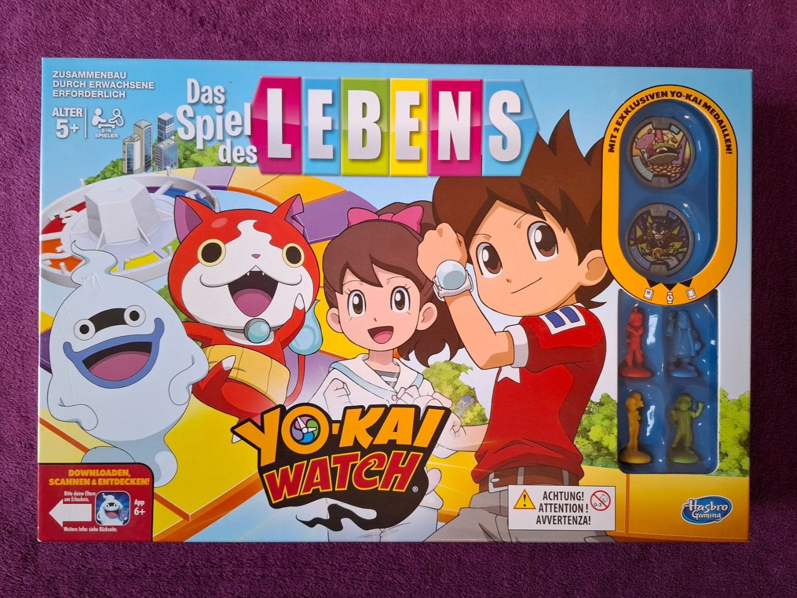 Hasbro Giochi: Das Spiel des Lebens - Version Yo-Kai Watch - Neu – Nuovo (secondo la descrizione) da Müllheim Dorf venduto da Seeeule01