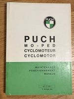 Puch Moped – Manuel original / Anleitung EN/FR/ES