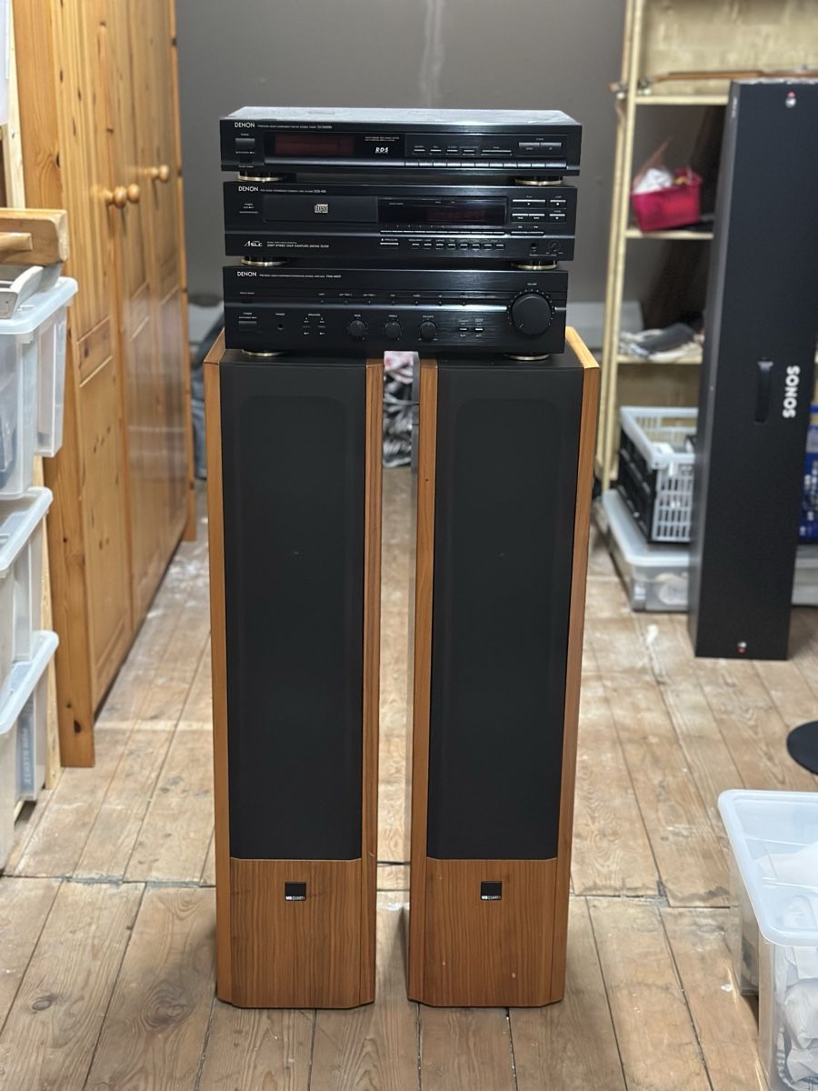 Denon Lettore multimediale & Streamer: Denon Stereoanlage mit Quart Boxen – Usato da Sissach venduto da MaPug