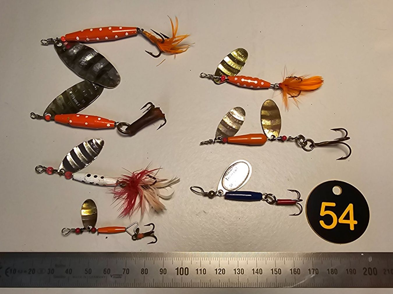 Abu Garcia Esche: Köder Spinner Löffeli 7er Set Abu Garcia Reflex usw. – Usato da Abtwil SG venduto da Fischerei_Artikel 1