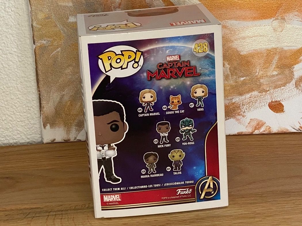 Funko Statuette: Funko Pop - Nicky Fury #428 - Captain Marvel – Nuovo e nell'imballaggio originale da Oensingen venduto da CSCollectors 2
