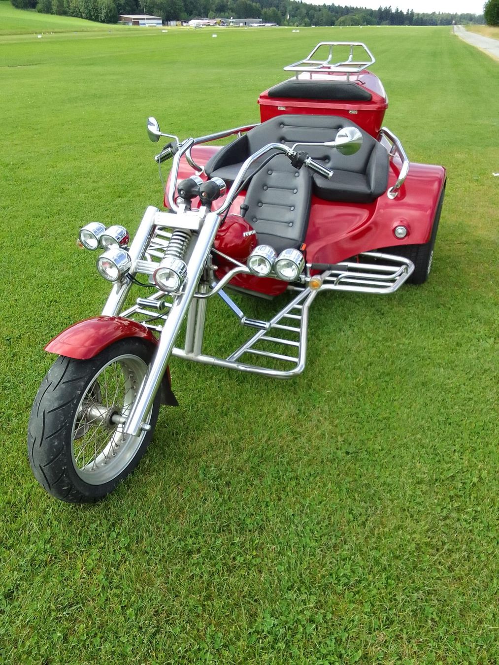 Chopper A 3 Ruote In Latta Riciclata - Modello Con Accensione - Fatto A Mano In Messico, Commercio Equo