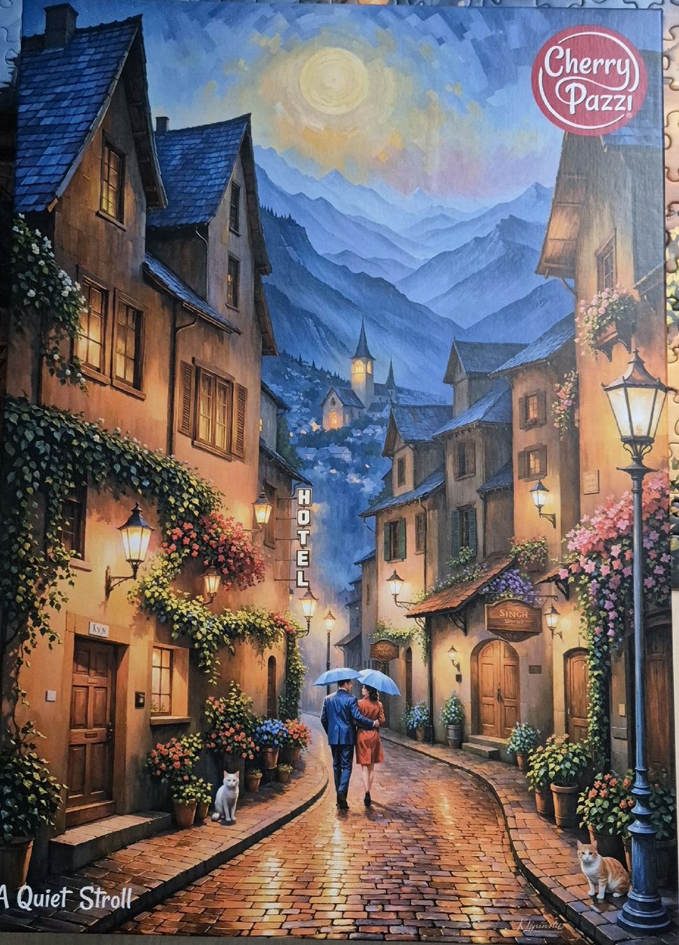 Puzzle: cherry Pazzi Puzzle "a quiet stroll" 1000tlg – Usato da Lotzwil venduto da dr.feelgood 1
