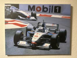 Formel 1 McLaren Mercedes Original Ölkunstdruck, Top!