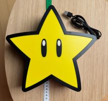 Super Mario Stern-Leuchte ist ein originelles Nachtlicht
