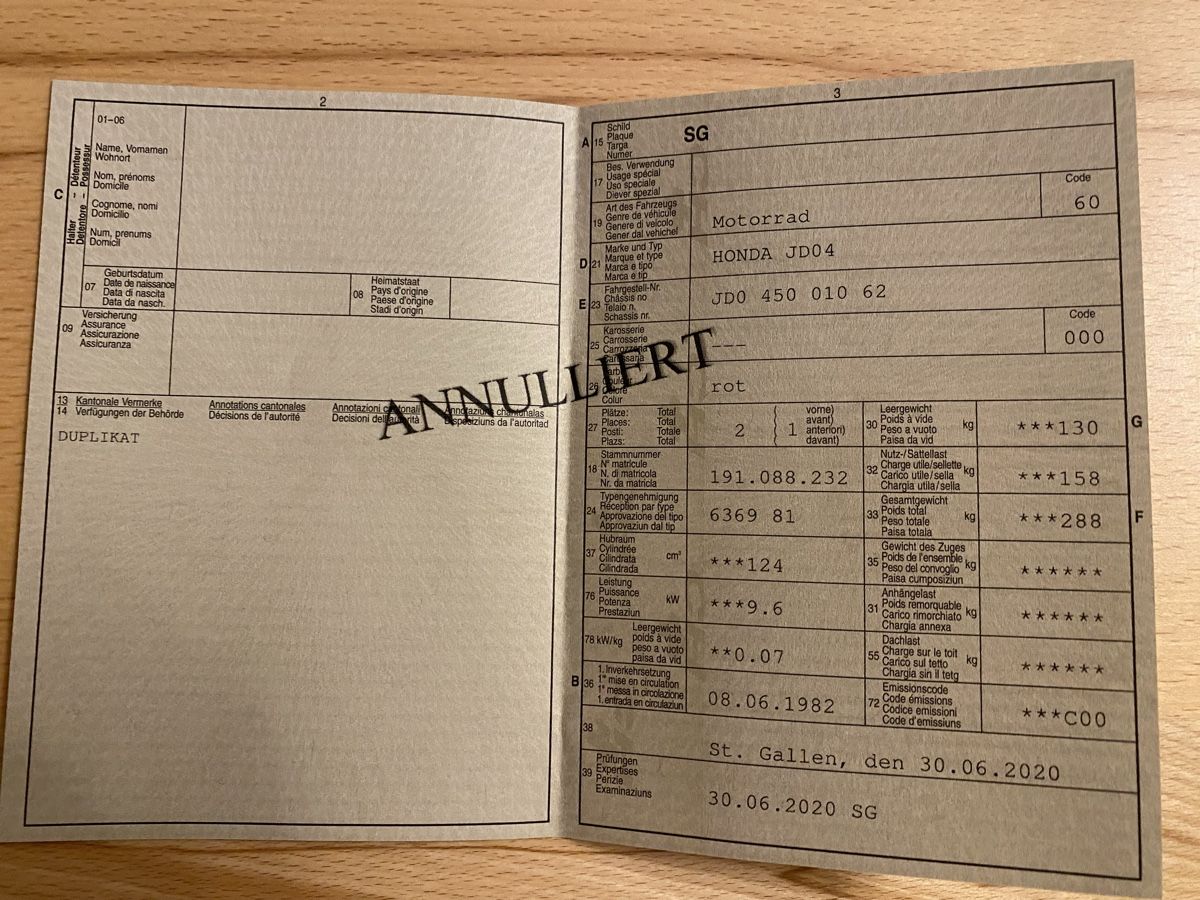 Honda Enduro: Oldtimer Honda JD04 125 cm3 – D'occasion à Abtwil SG par VomMaiwald 7