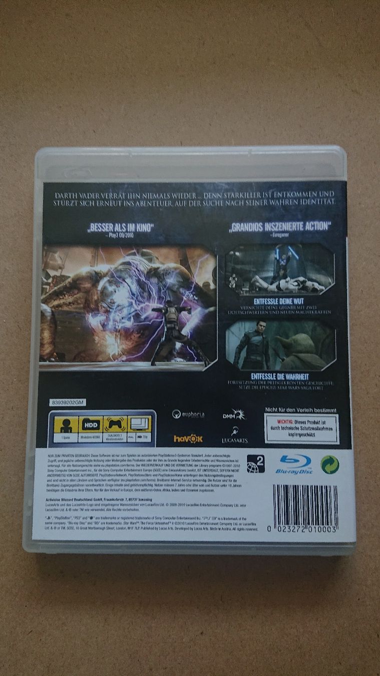 Giochi: Star Wars: The Force Unleashed II - PS3 - – Usato da Chur venduto da FreakofRarity 1