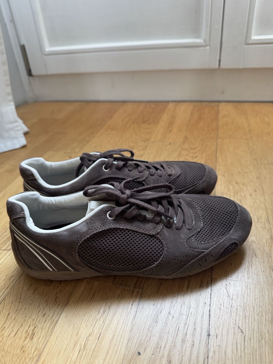 Zara Scarpe da donna: BROWN LACE-UP SNEAKERS – Usato da Bern venduto da FashionK92 1