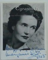Margaretta Scott (1912-2005) Schauspielerin - Autogramm