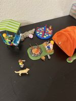 Playmobil Camping Set mit Zelt und Zubehör bespielt