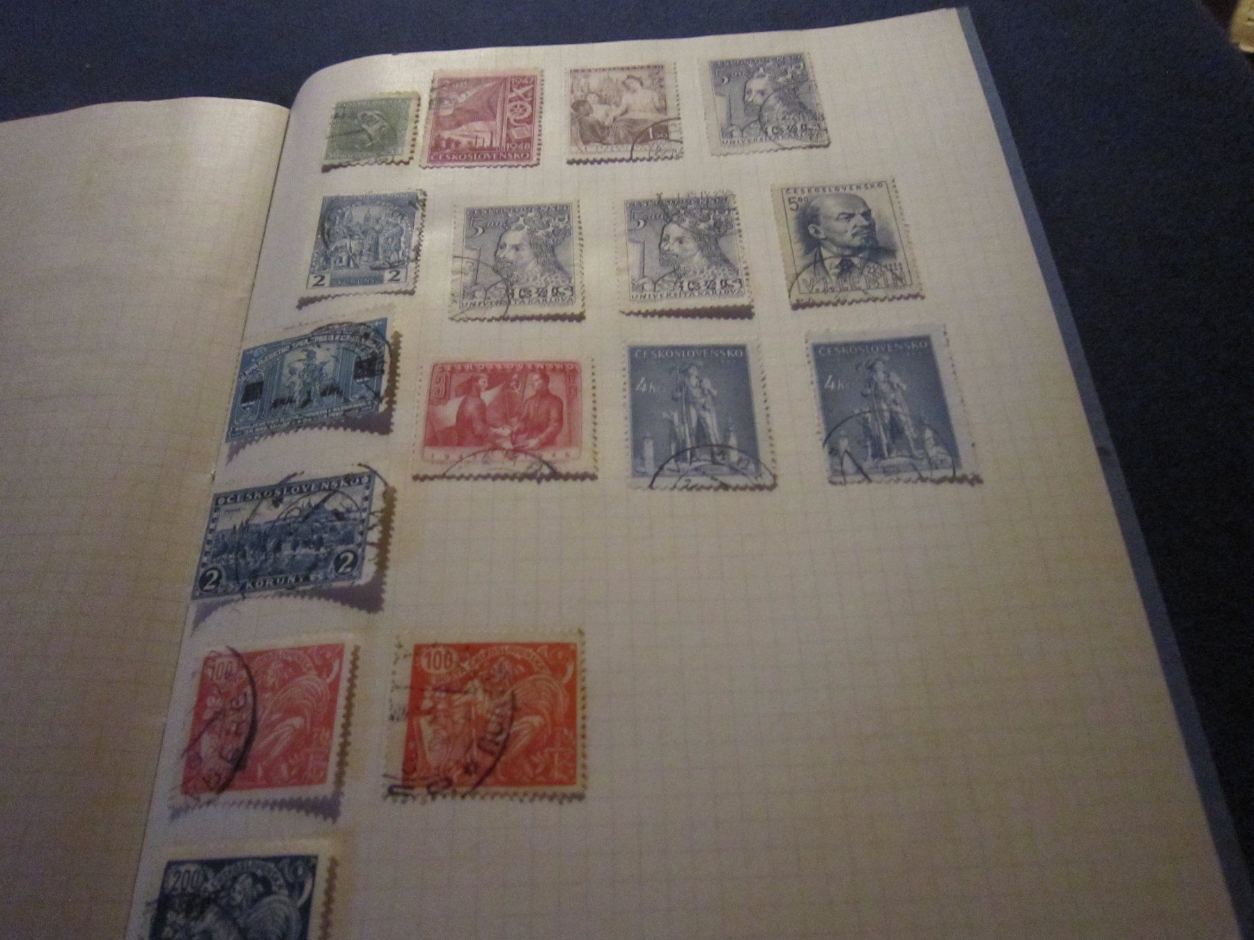 Alle Briefmarken: Büchlein mit Marken Tschekoslavokei – Gebraucht aus Giubiasco von sal_9j6w 9